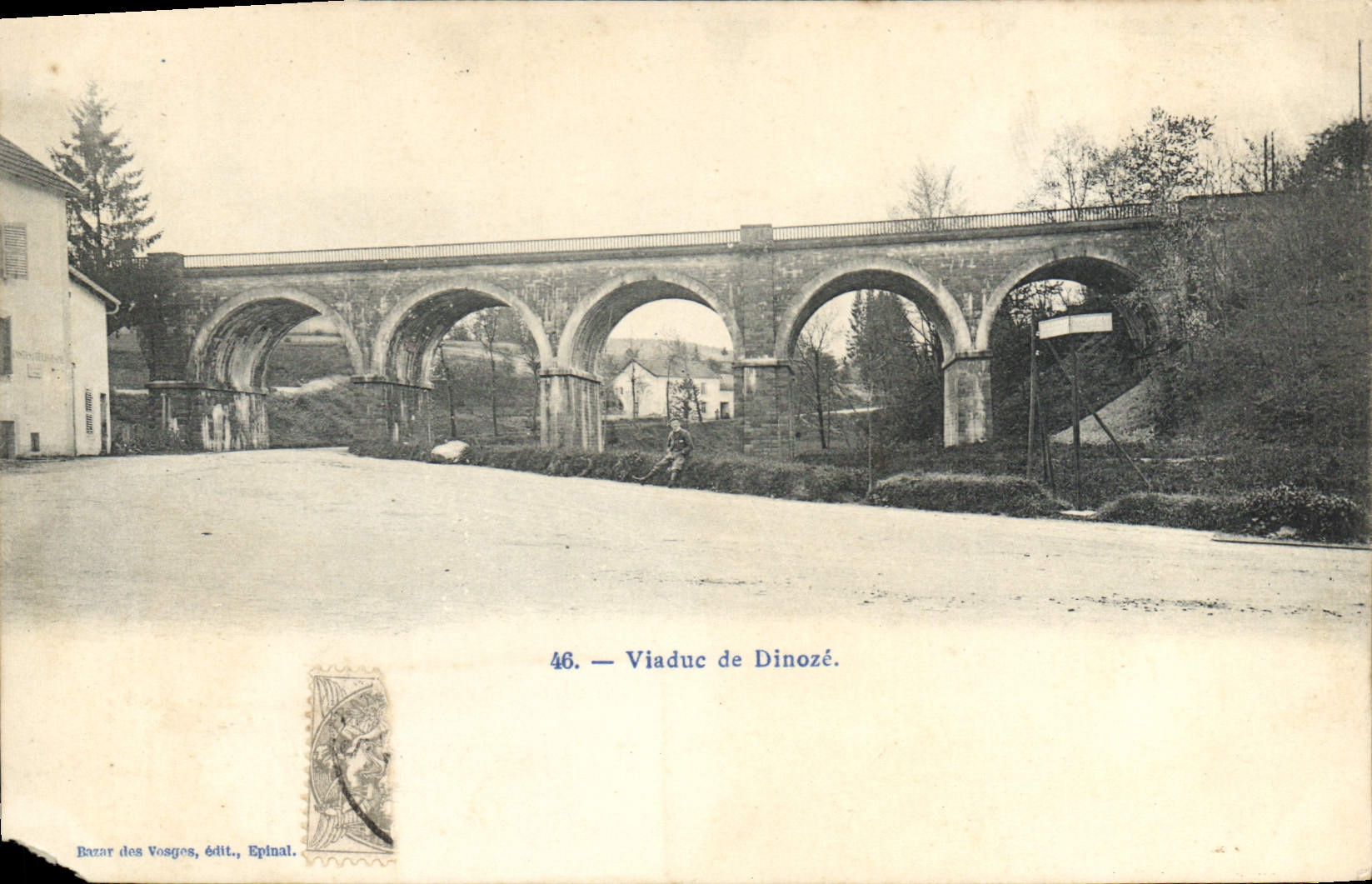 CPA Viaduc de Dinoze 