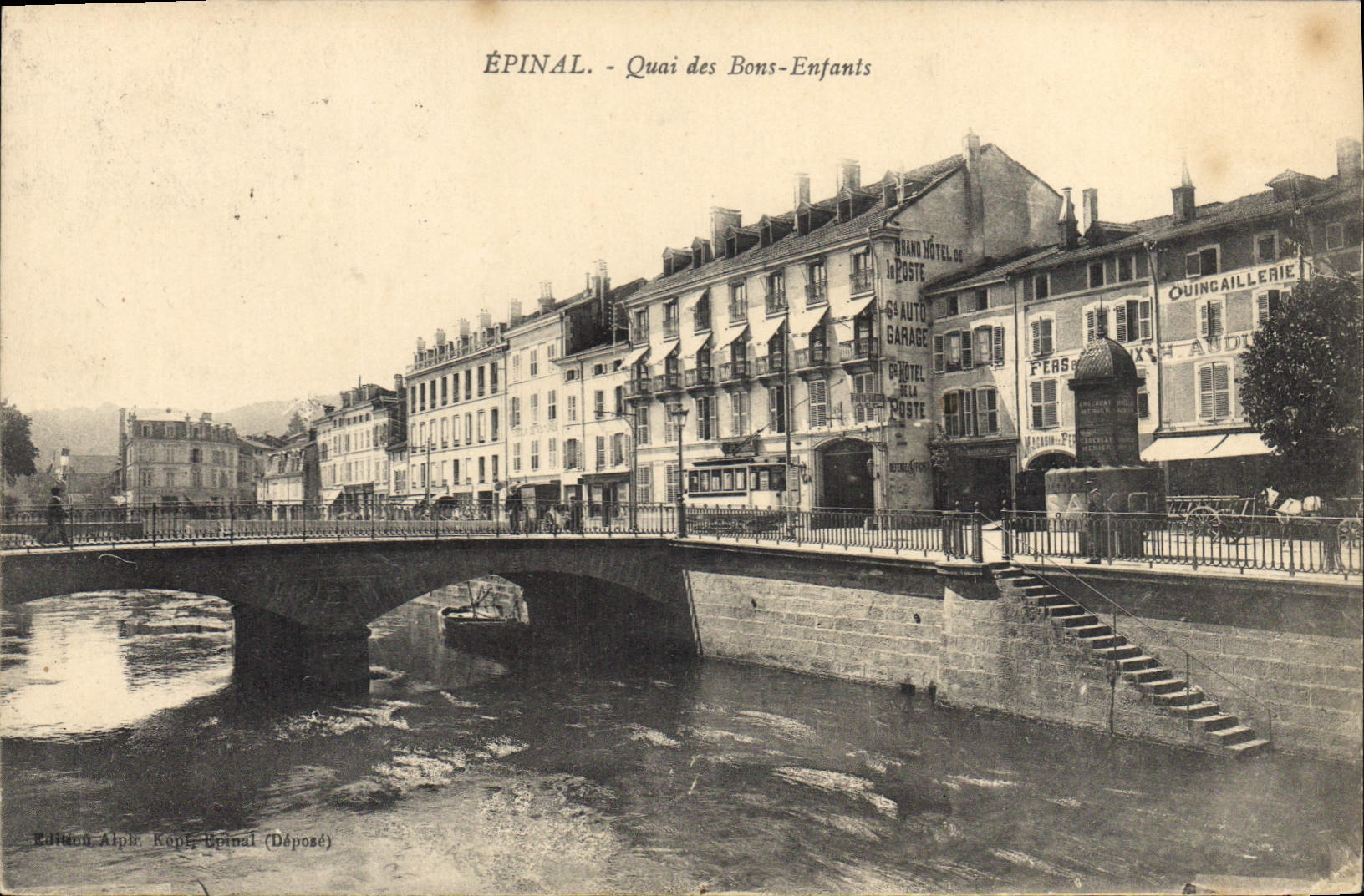 CPA Epinal Quai des Bons Enfants 