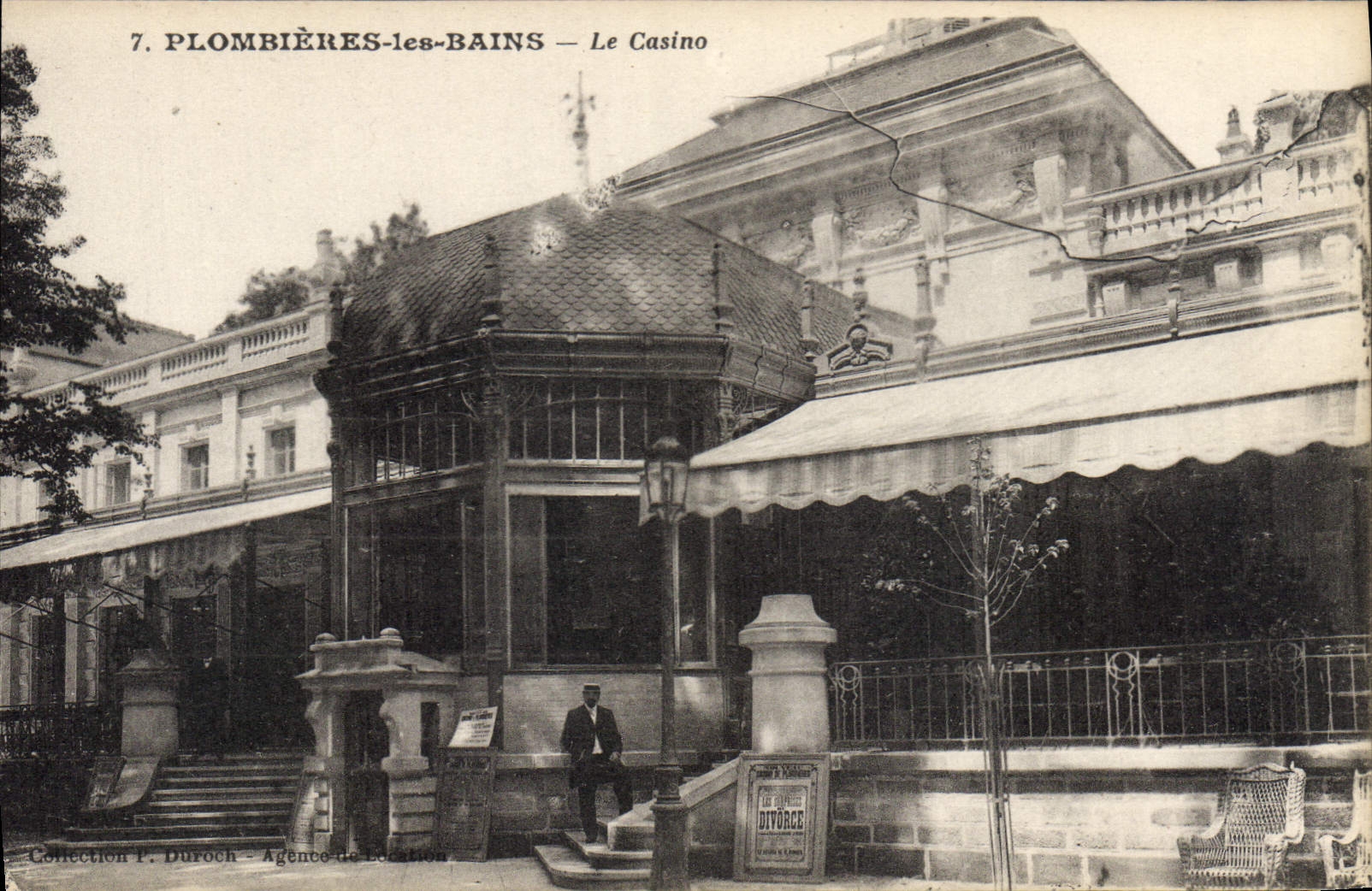 CPA Plombieres les Bains Le Casino