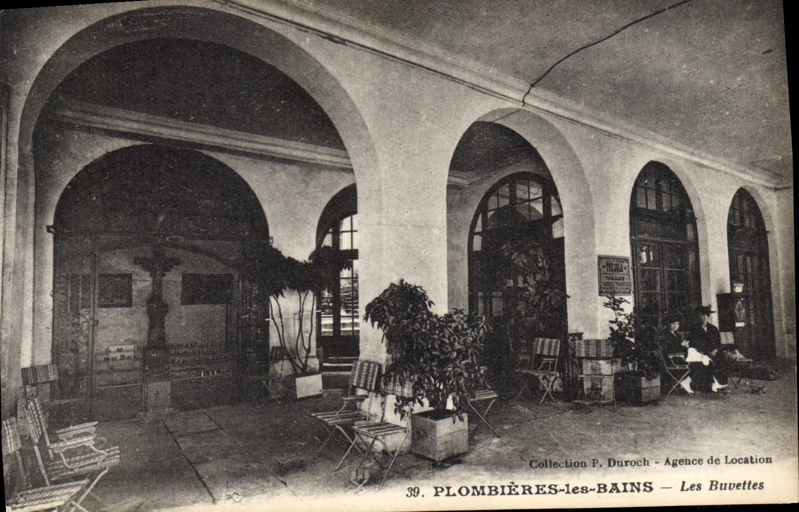 CPA Plombieres les Bains Les Buvettes 