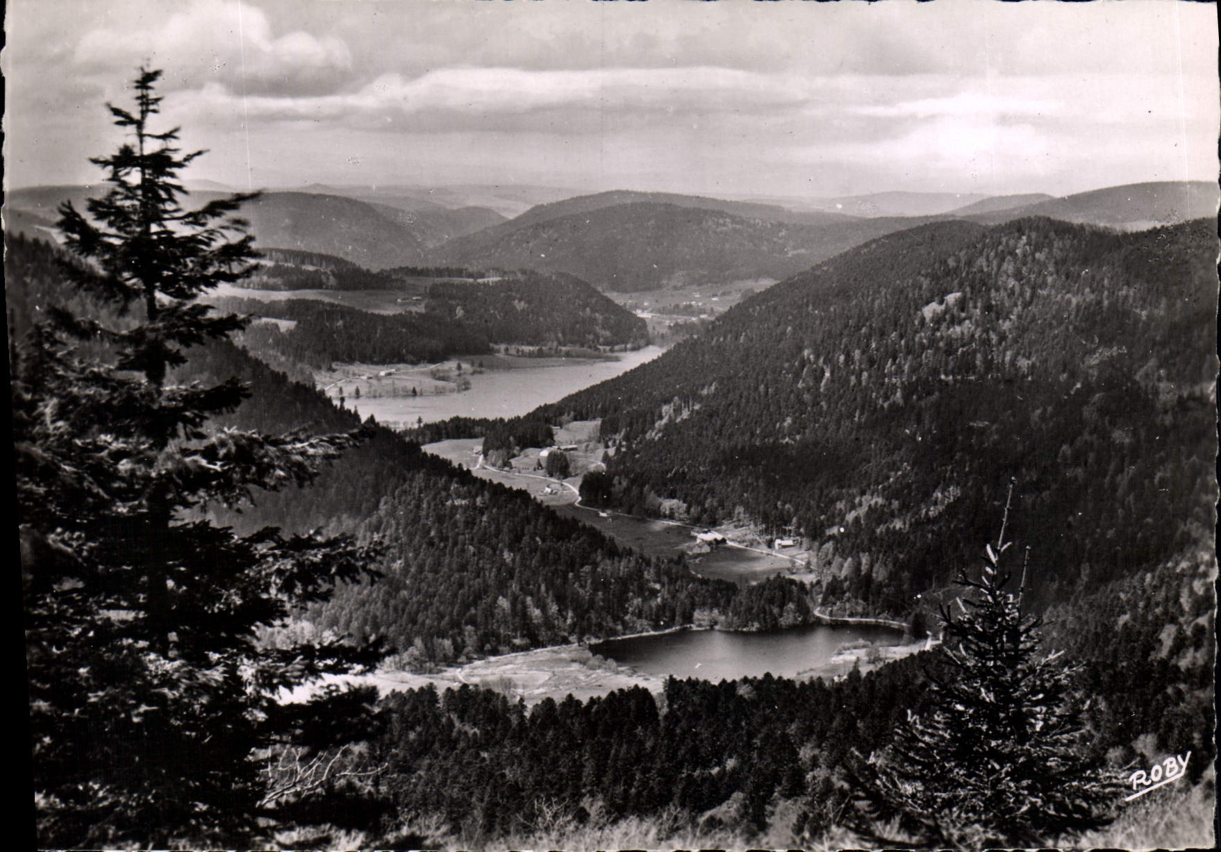 CPSM Les Vosges La Valle des Lacs Retournemert et Longemer