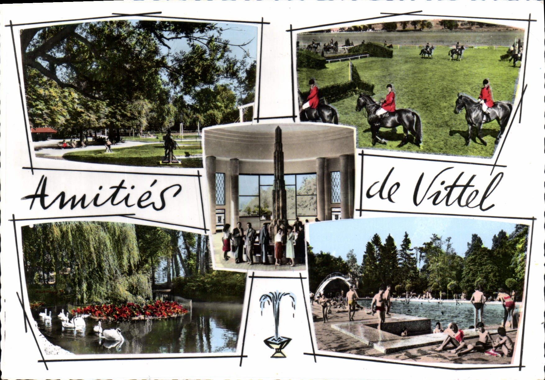 CPSM Amities de Vittel 