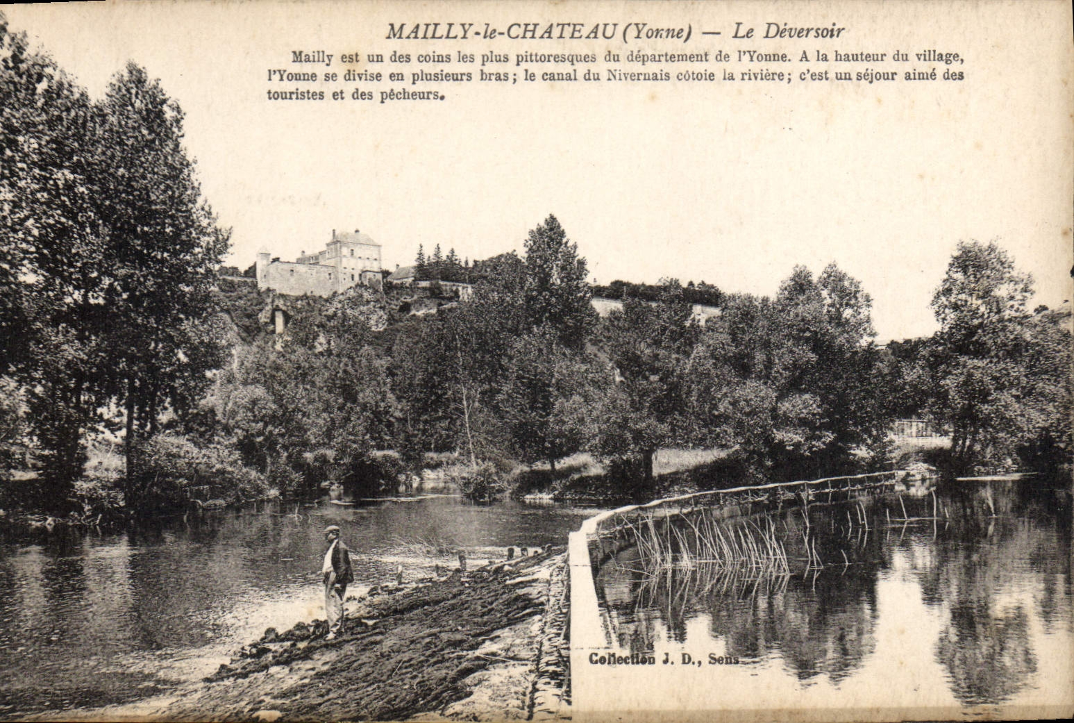 CPA Mailly le Chateau Yonne Le Diversoir 