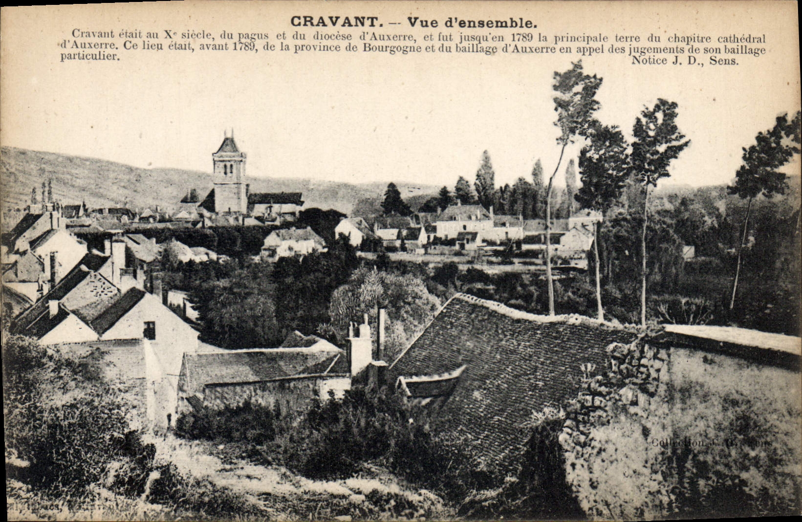 CPA Cravant Vue d'ensemble 