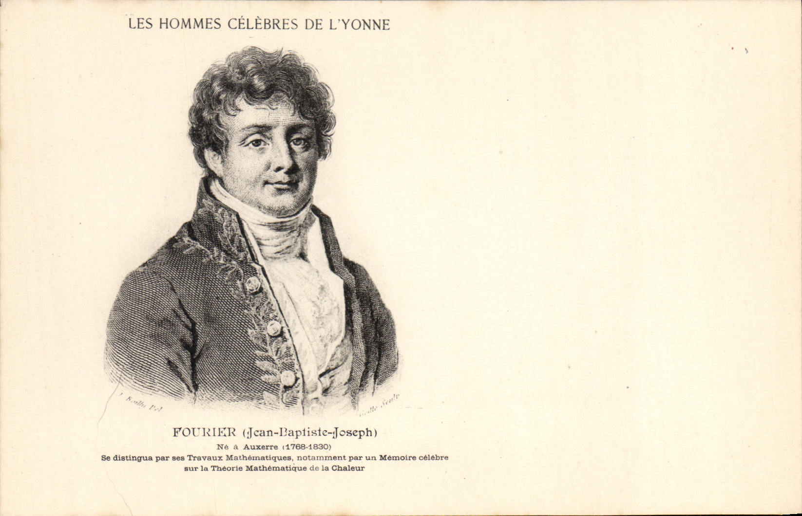 CPA Les Homes Celebres de L'Yonne 