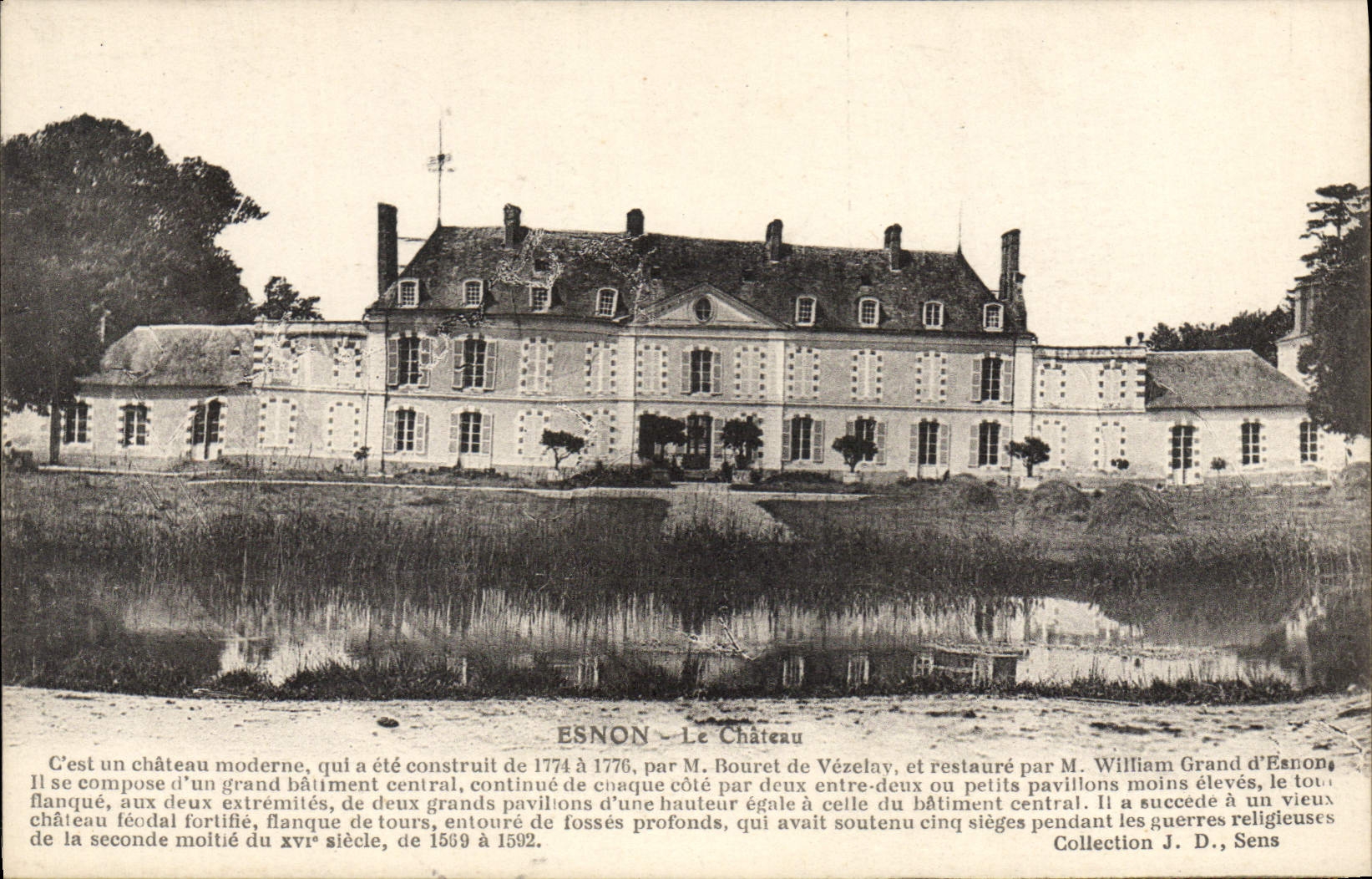 CPA Esnon Le Chateau 
