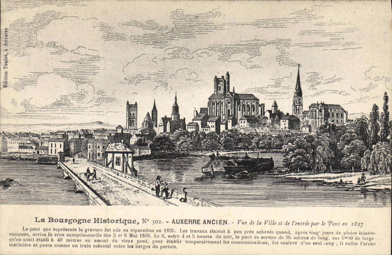 CPA La Bourgogne hsturique Auxerre Ancien