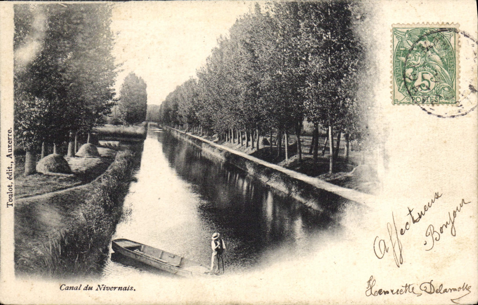 CPA Canal du Nivernais 