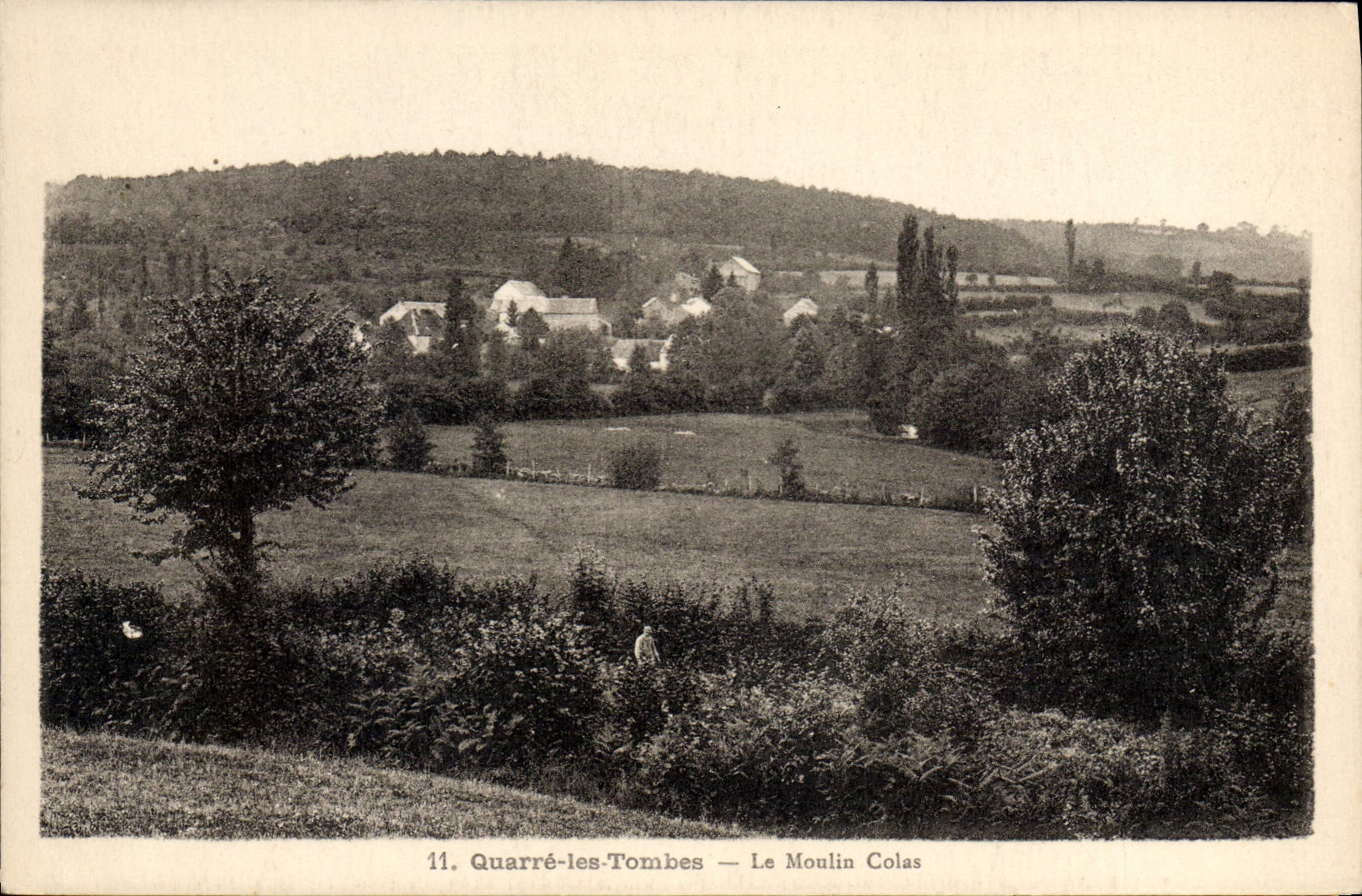 CPA Quarre les Tombes Le Moulin Colas 