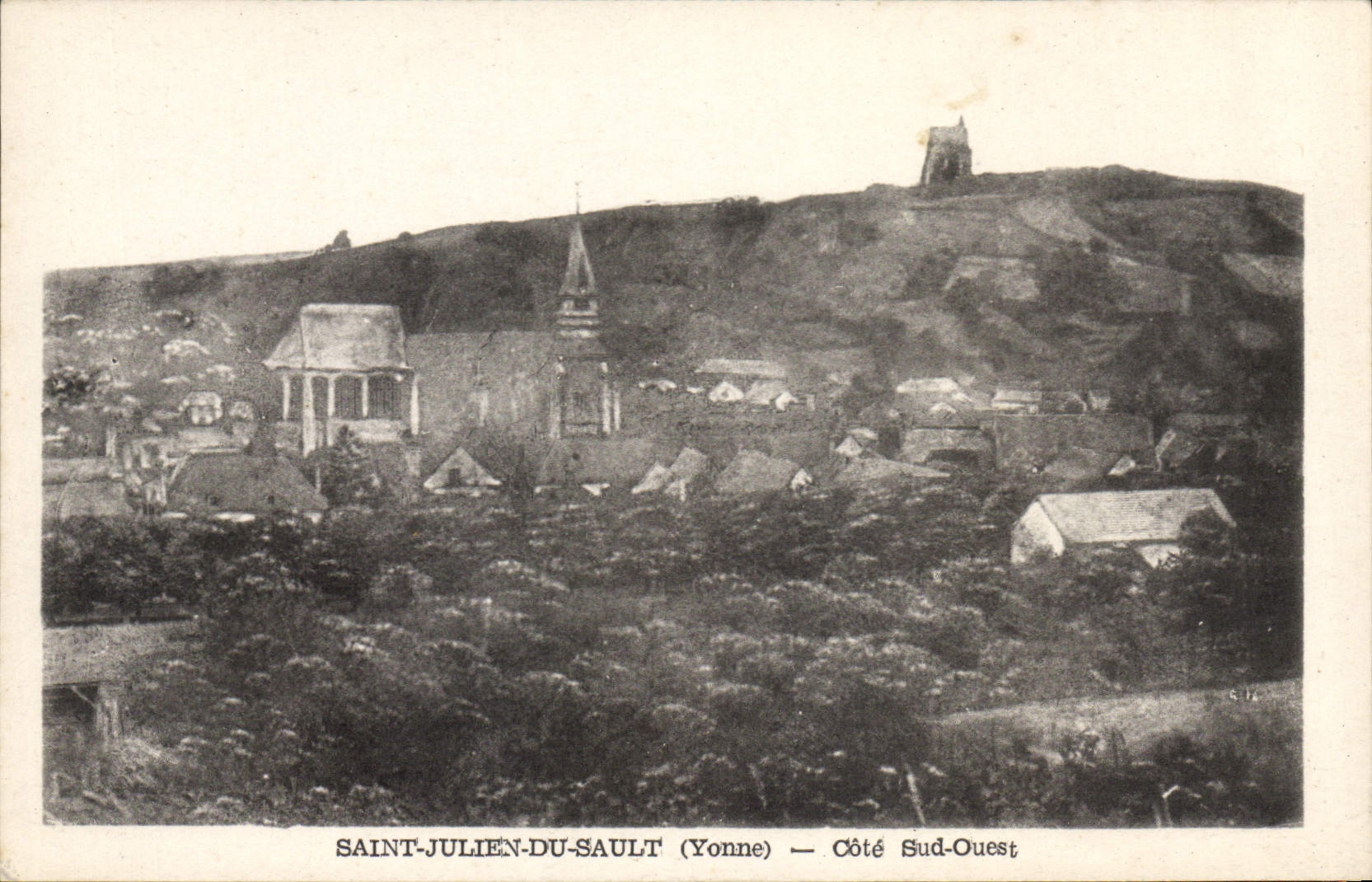CPA Saint Julien du Sault Yonne Cote Sur Ouest 