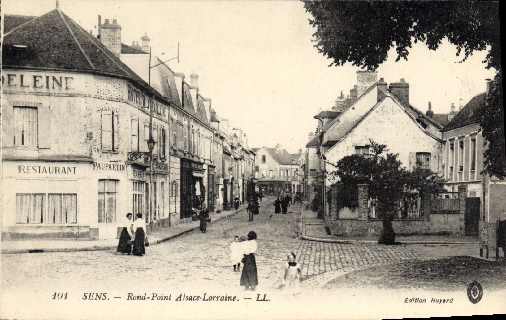 CPA Sens Roud Point Alsace Lorraine 