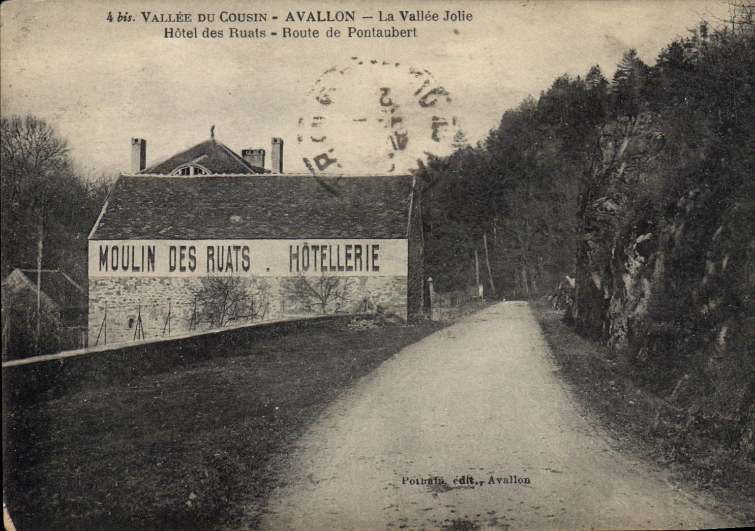 CPA Vallee du Cousin Avallon La Vallee Jolie Hotel des Ruats Route de Pontaubert