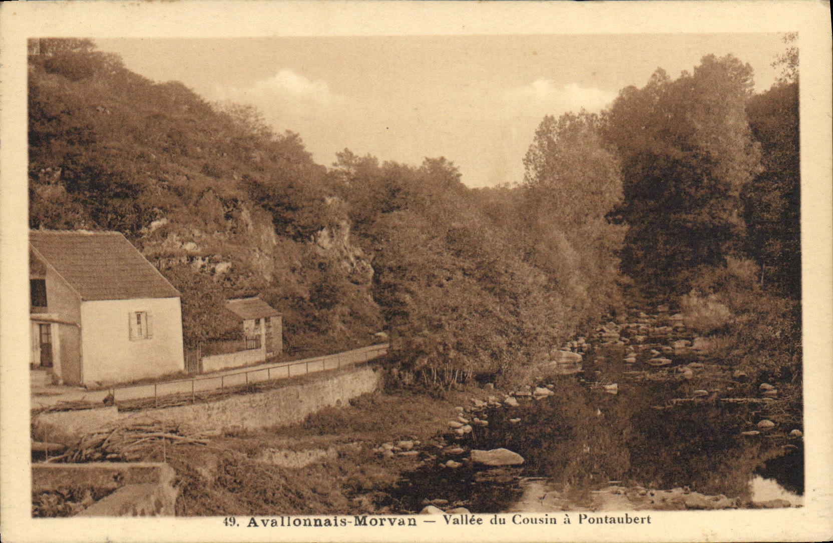 CPA Avallonnais Morvan Vallee du Cousin a Pontaubert