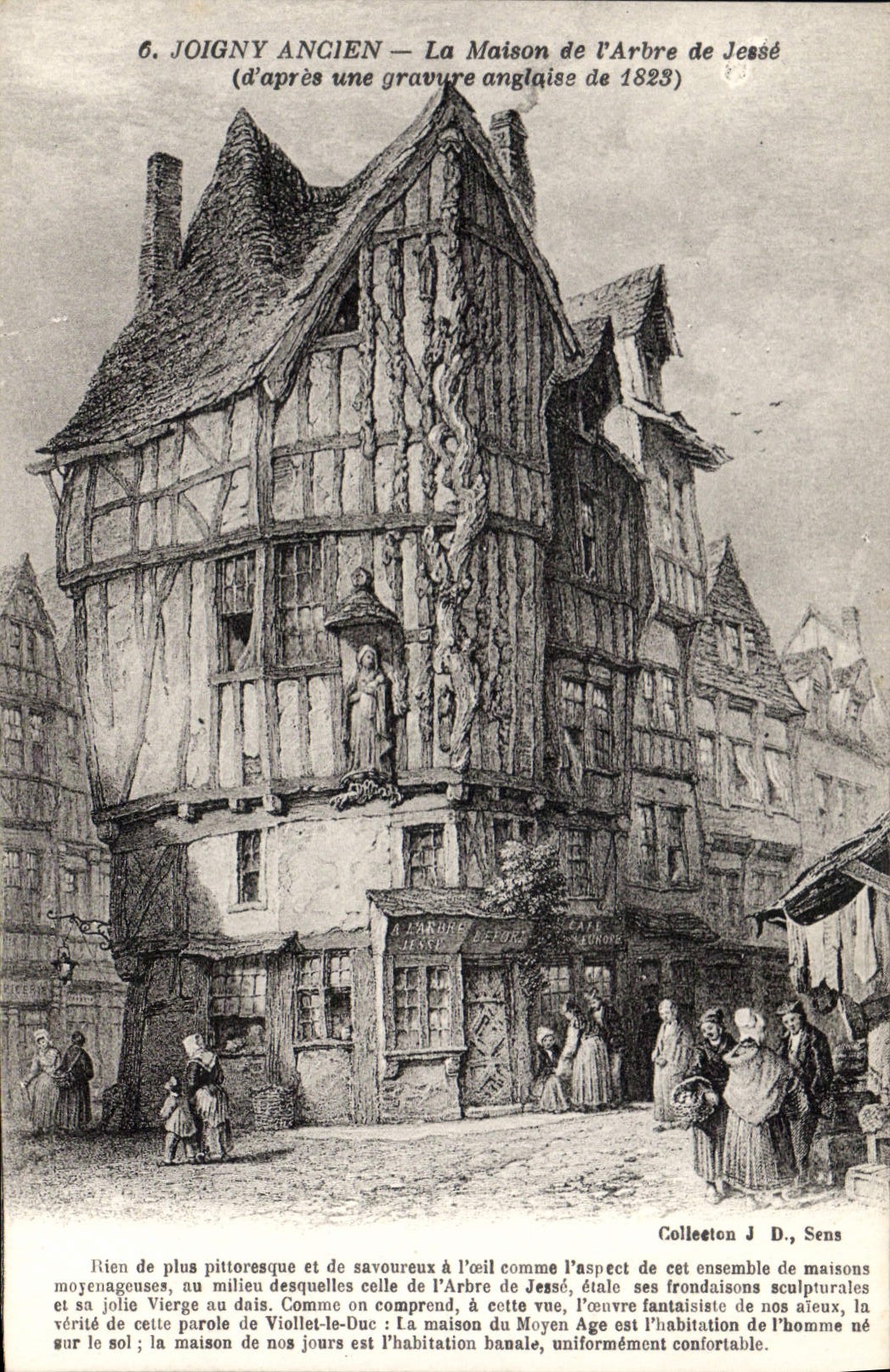 CPA Joigny Ancien La Maison de I'Arbe de Jesse 