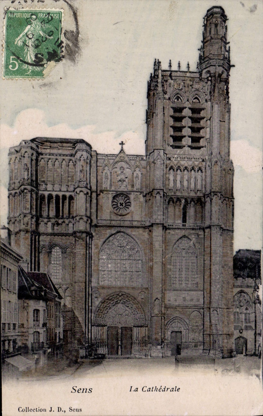 CPA Sens La Chathedrale 