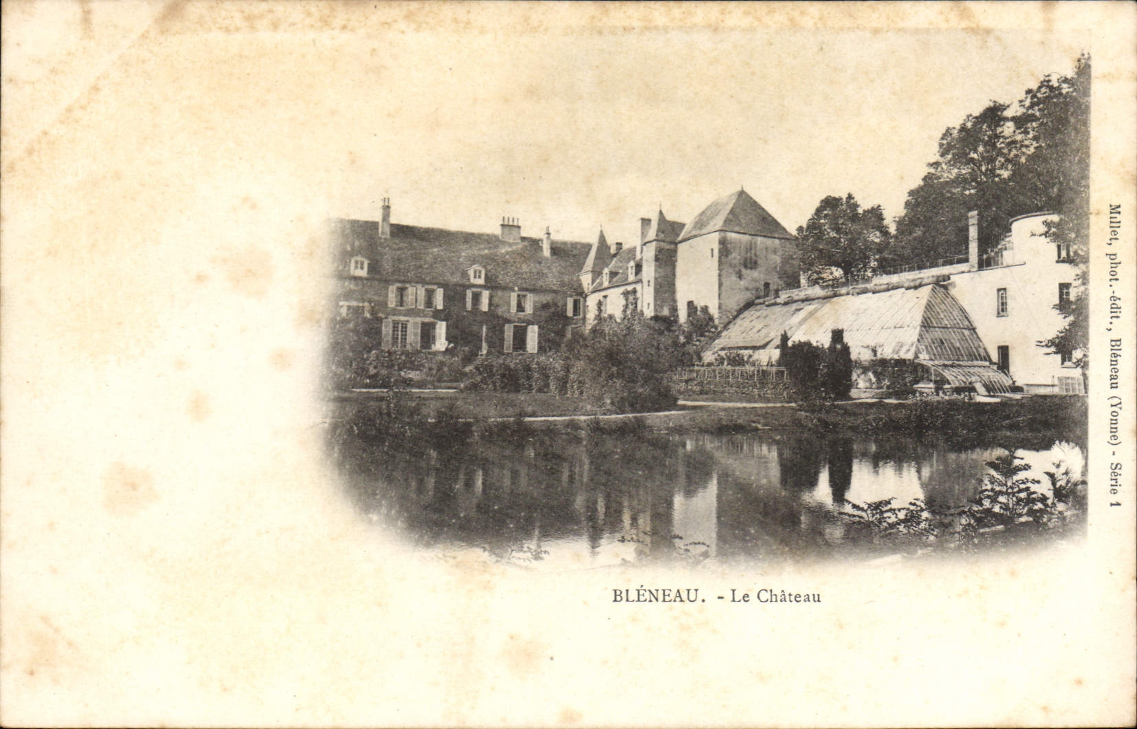 CPA Bleneau Le Chateau 