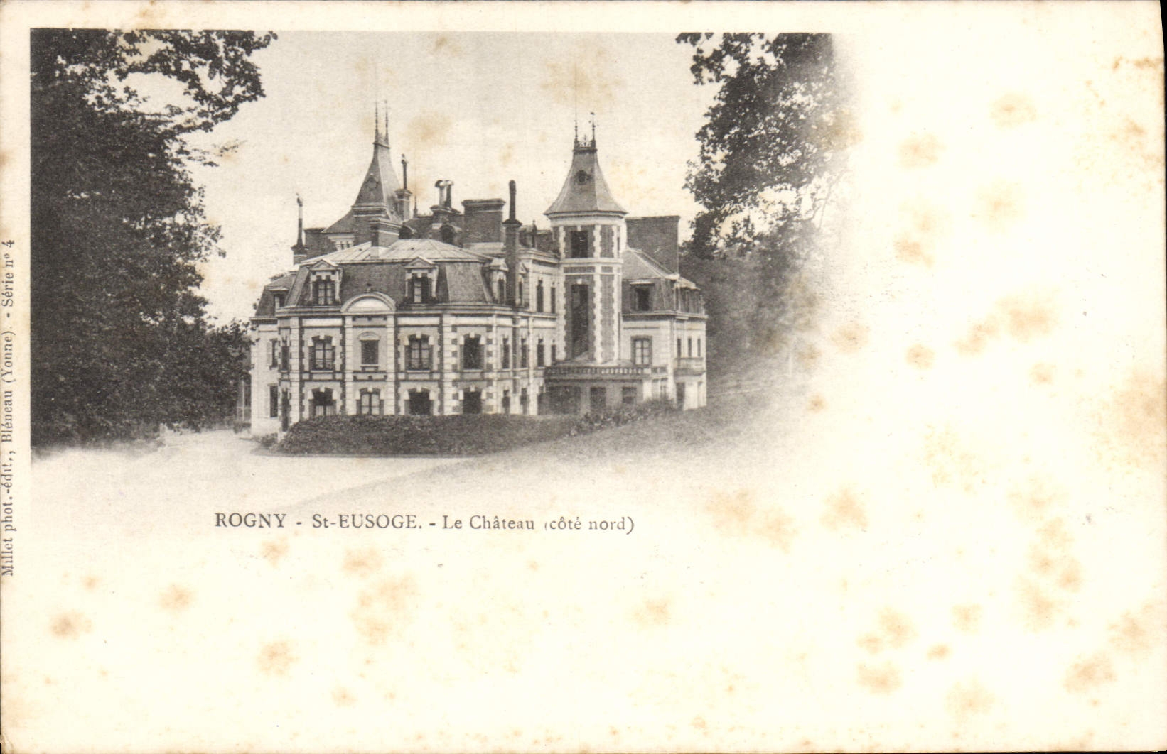 CPA Rogny St Eusoge Le Chateau 