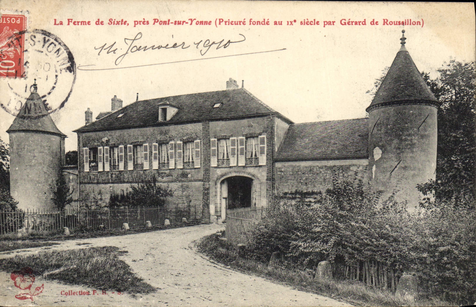 CPA La Ferme de Sixte pres Pont sur Yonne 