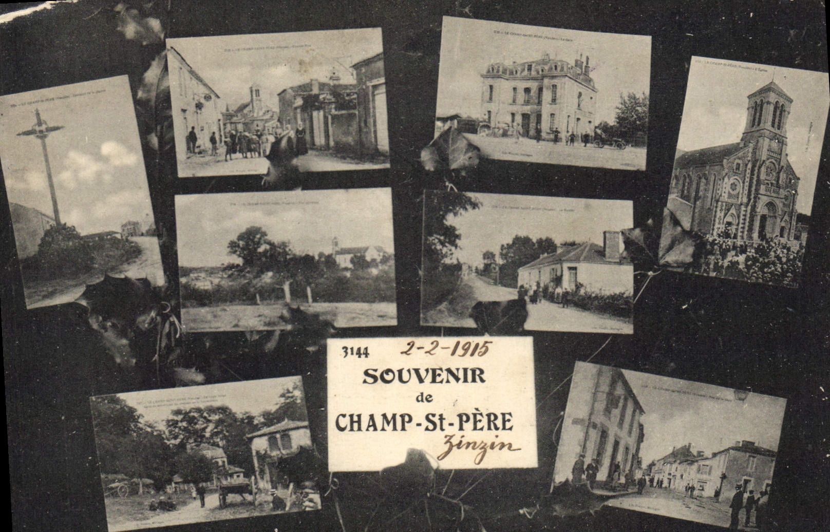 CPA Souvenir de Champ St Pere 