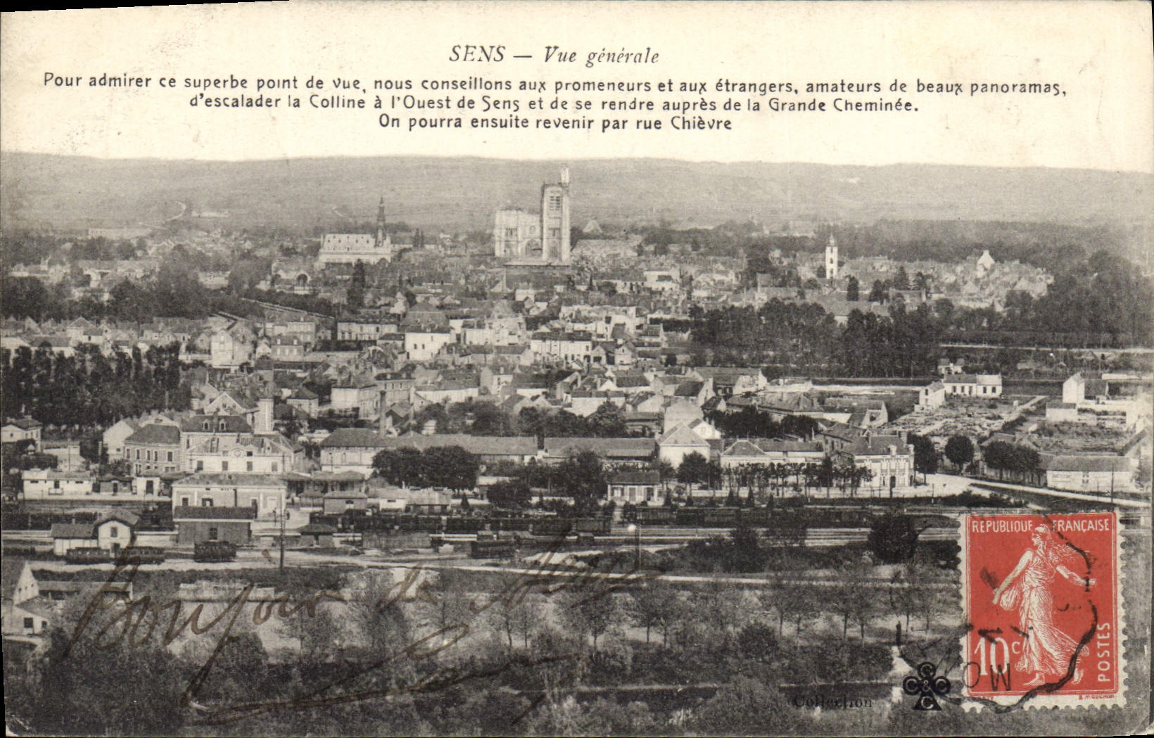 CPA Sens Vue generale 