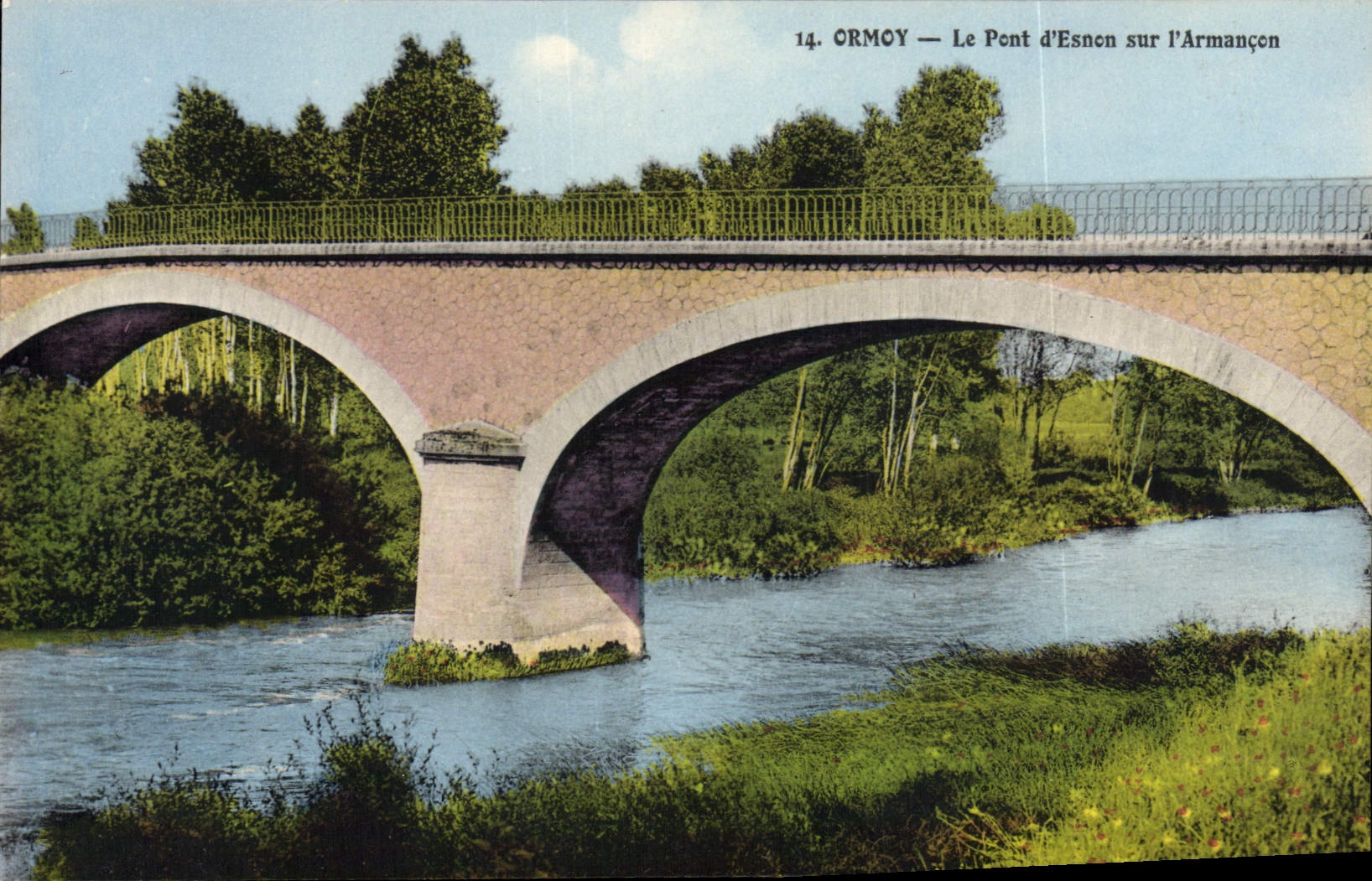CPA Ormoy Le Pont d'Esnon sur I'Armancon
