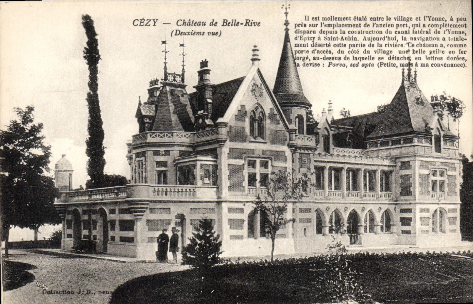 CPA Cezy Chateau de Belle Rive Deuxieme vue 