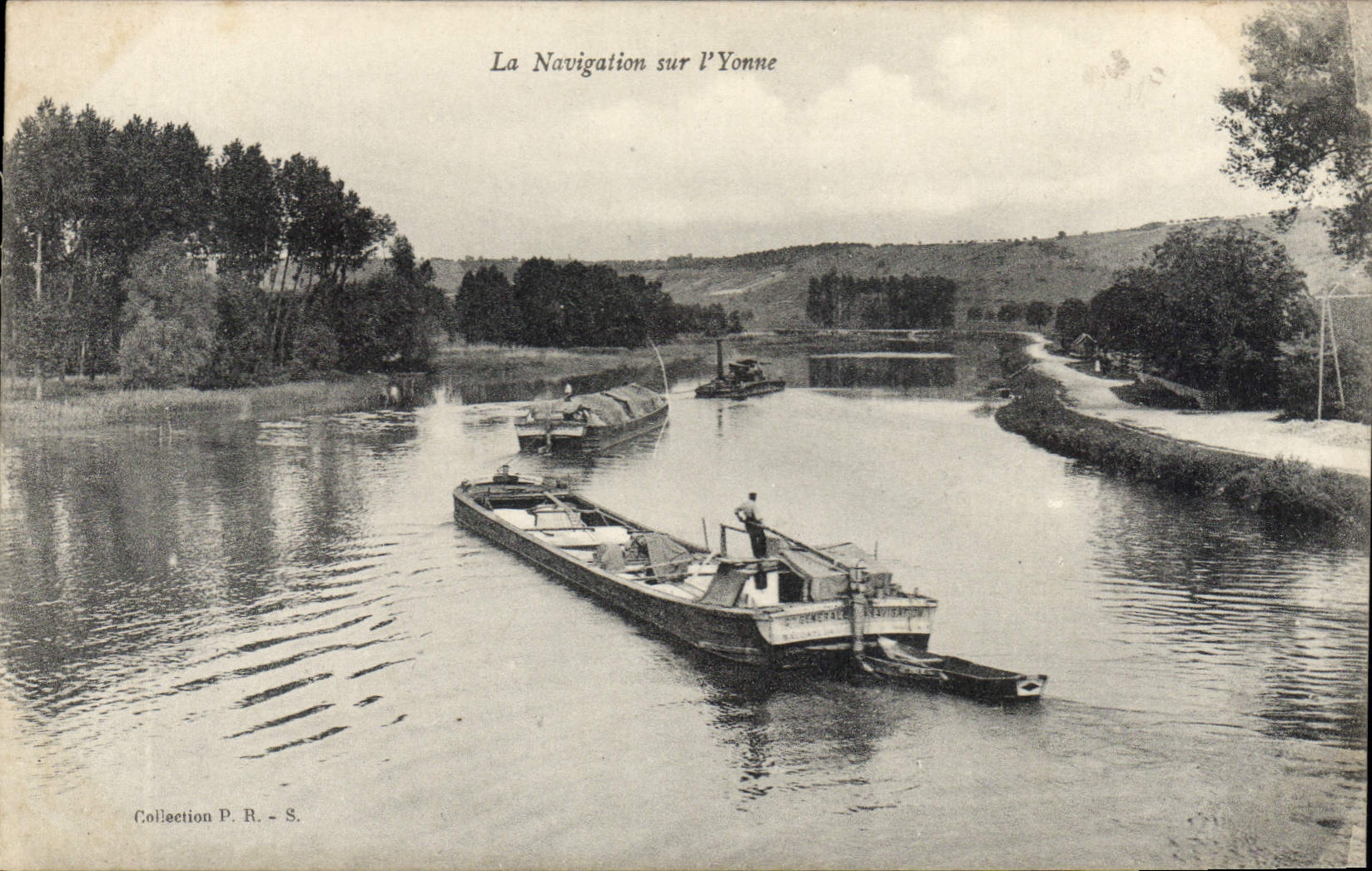 CPA La Navigation sur L'Yonne 