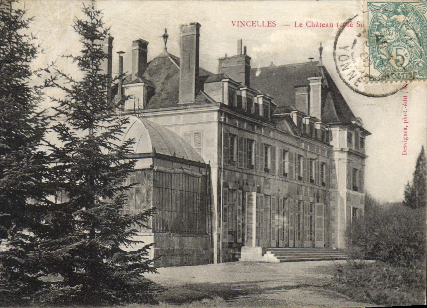 CPA Vincelles Le Chateau 