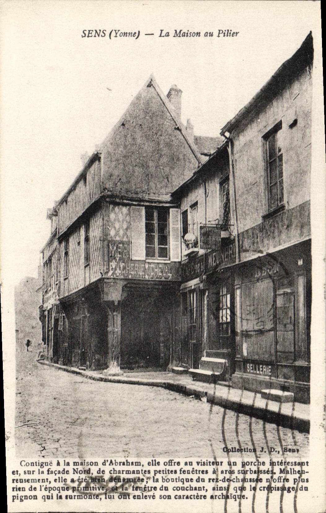 CPA Sens Yonne La Maison au Pilier 