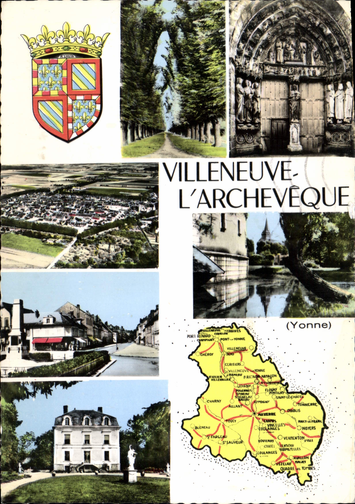 CPSM Villeneuve l'Archeveque Yonne