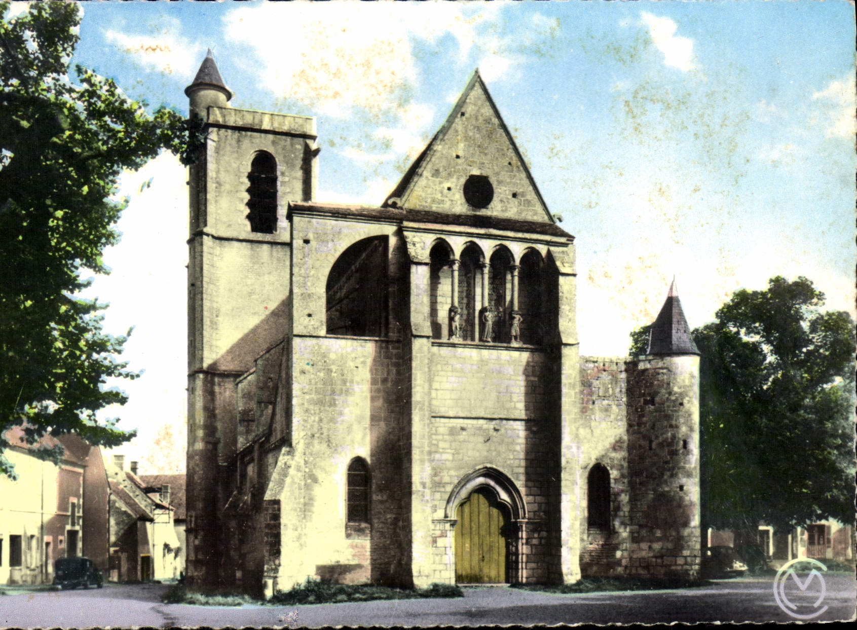 CPSM Mailly le Chateau Yonne L'Eglise 