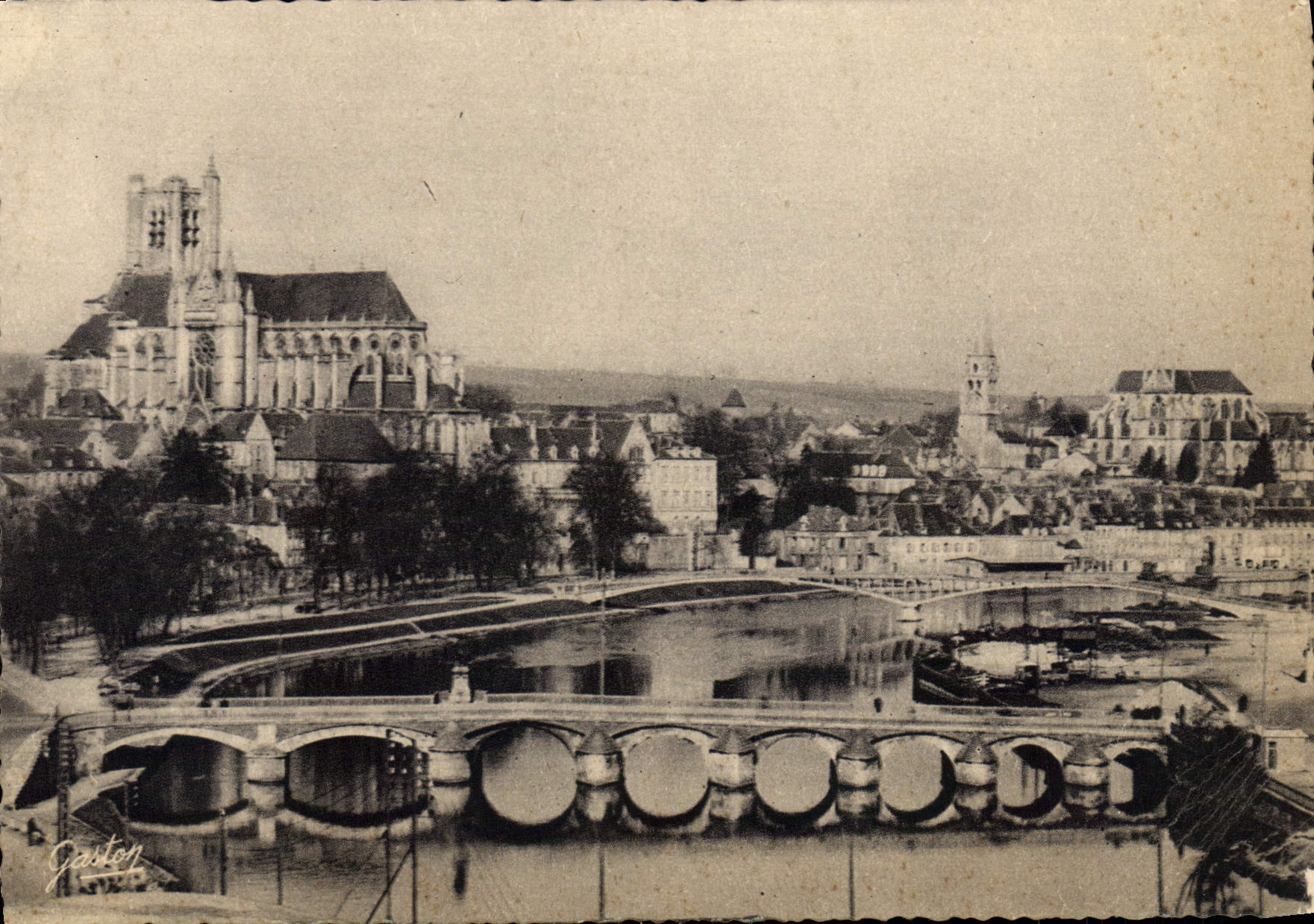 CPSM Auxerre vue generale 