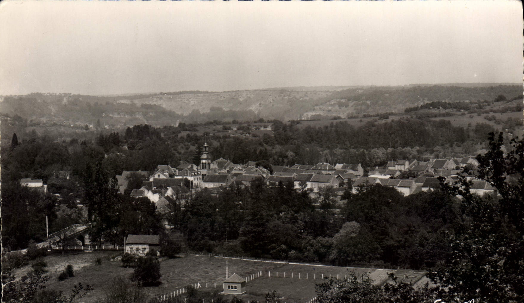 CPSM Voutenay sur Cure Yonne vue generale 