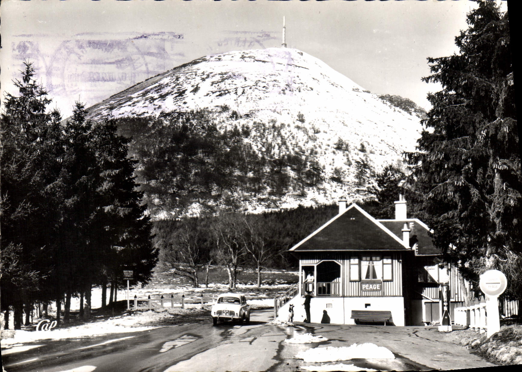 CPSM L'Auvergne en Hiver Le Puy de Dome 