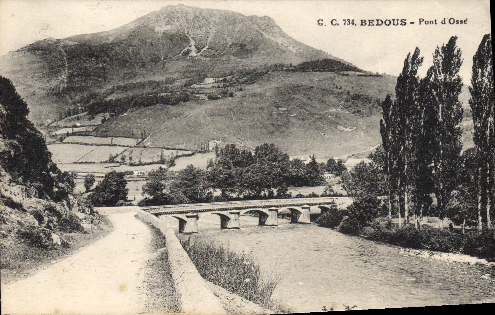 CPA Bedous Pont d'Osse 