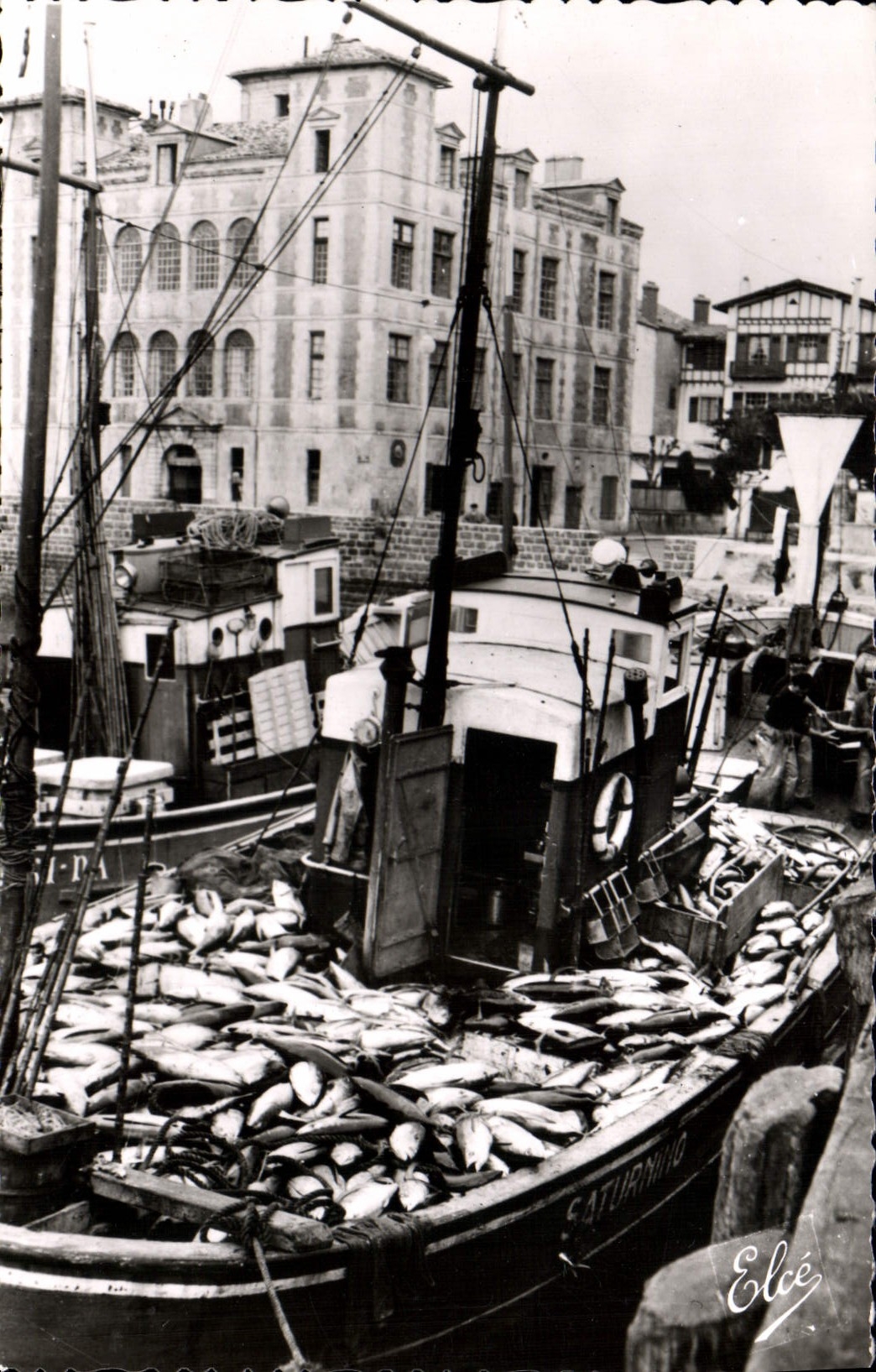 CPA St Jean de Luz Basses Pyrenees Retour de la Peche aux Thons 