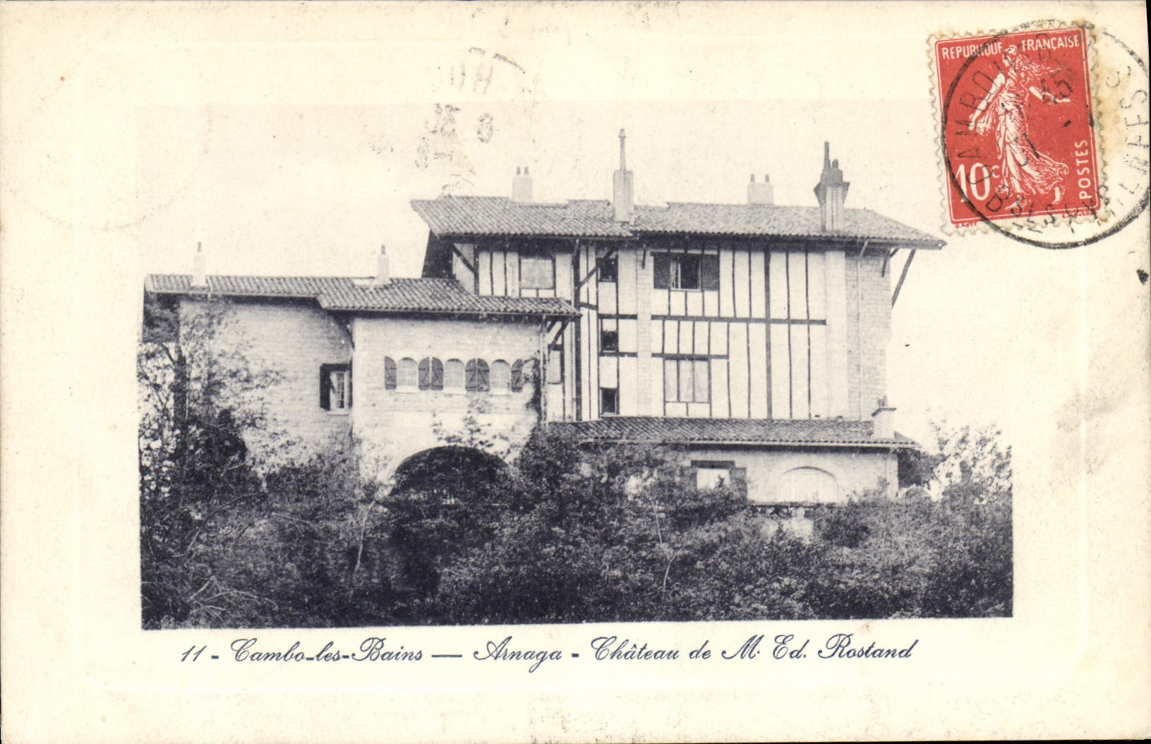 CPA Cambo les Bains Arnaga Chateau de M Ed Rostand 