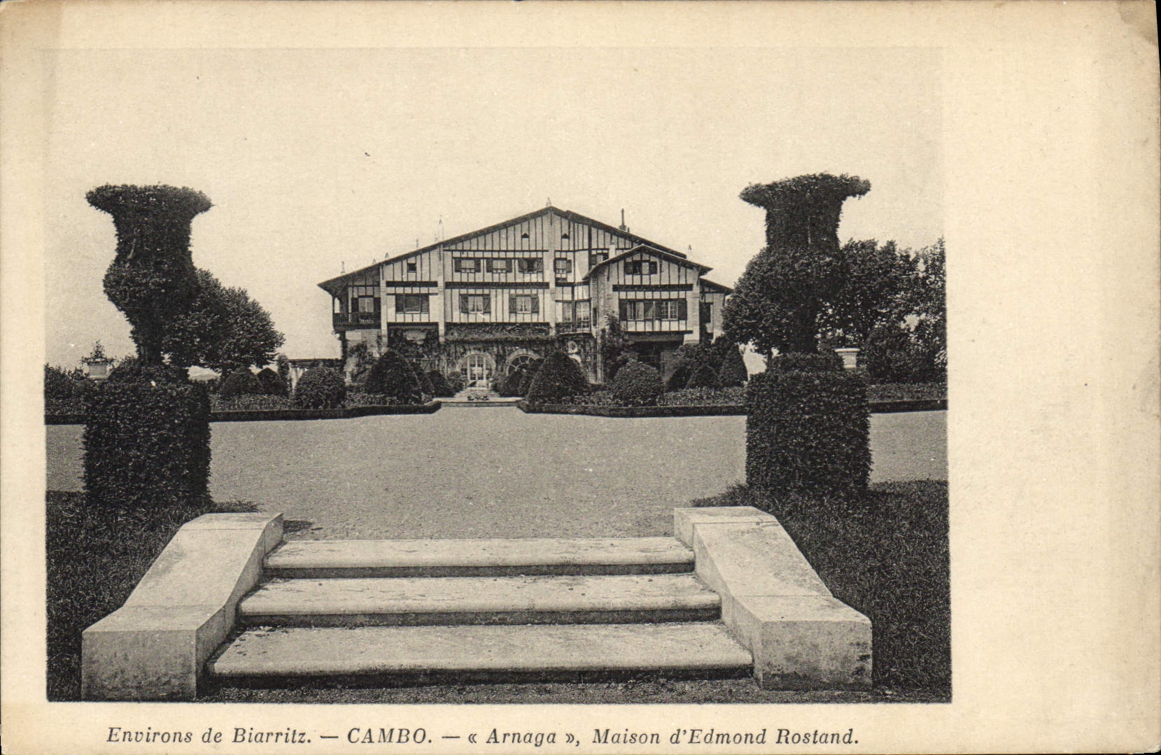 CPA Environs de Biarritz Cambo Arnaga Maison d'Edmond Rostand 