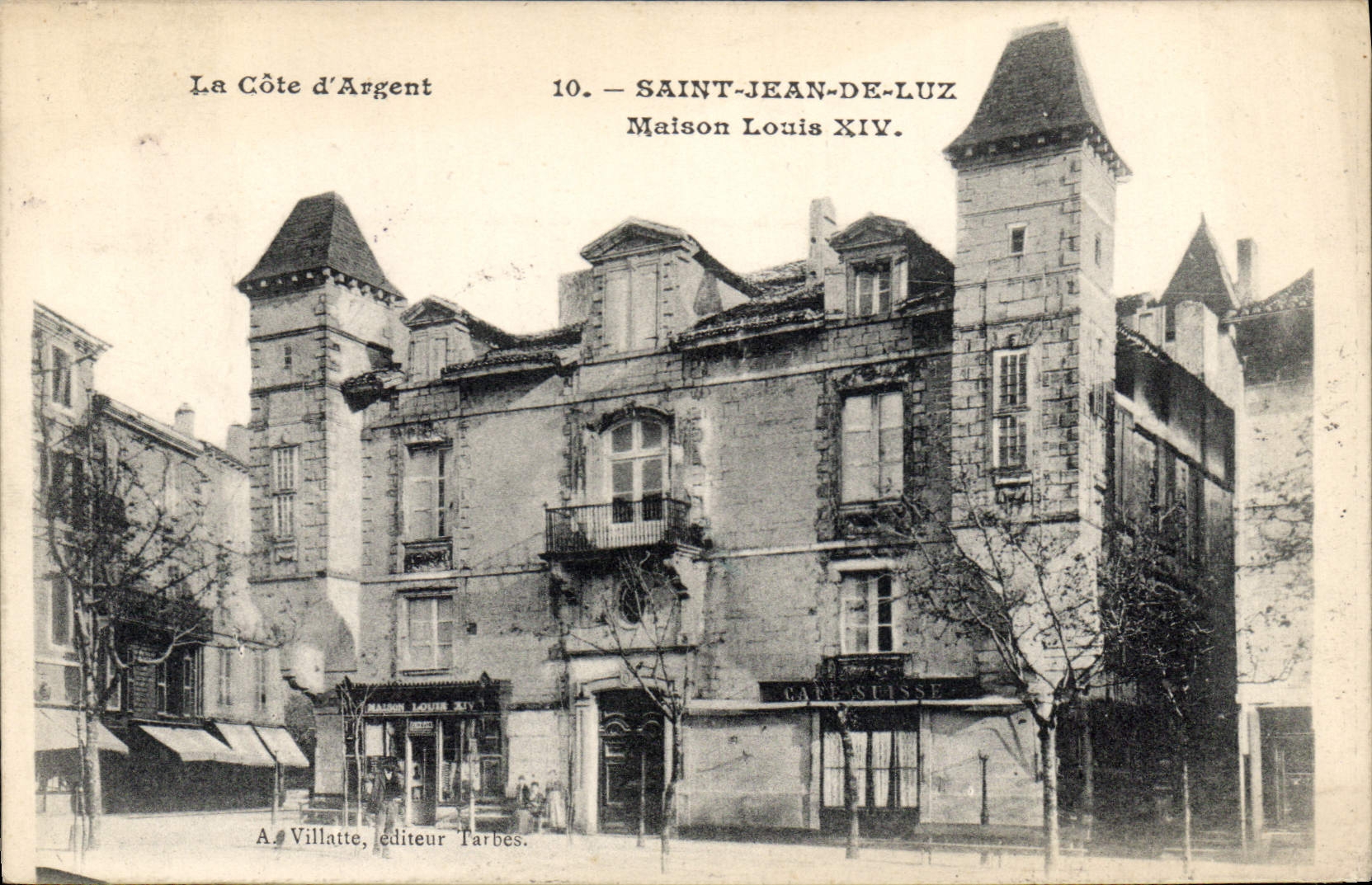 CPA La Cote d'Argent Saint Jean de Luz Maison Louis 