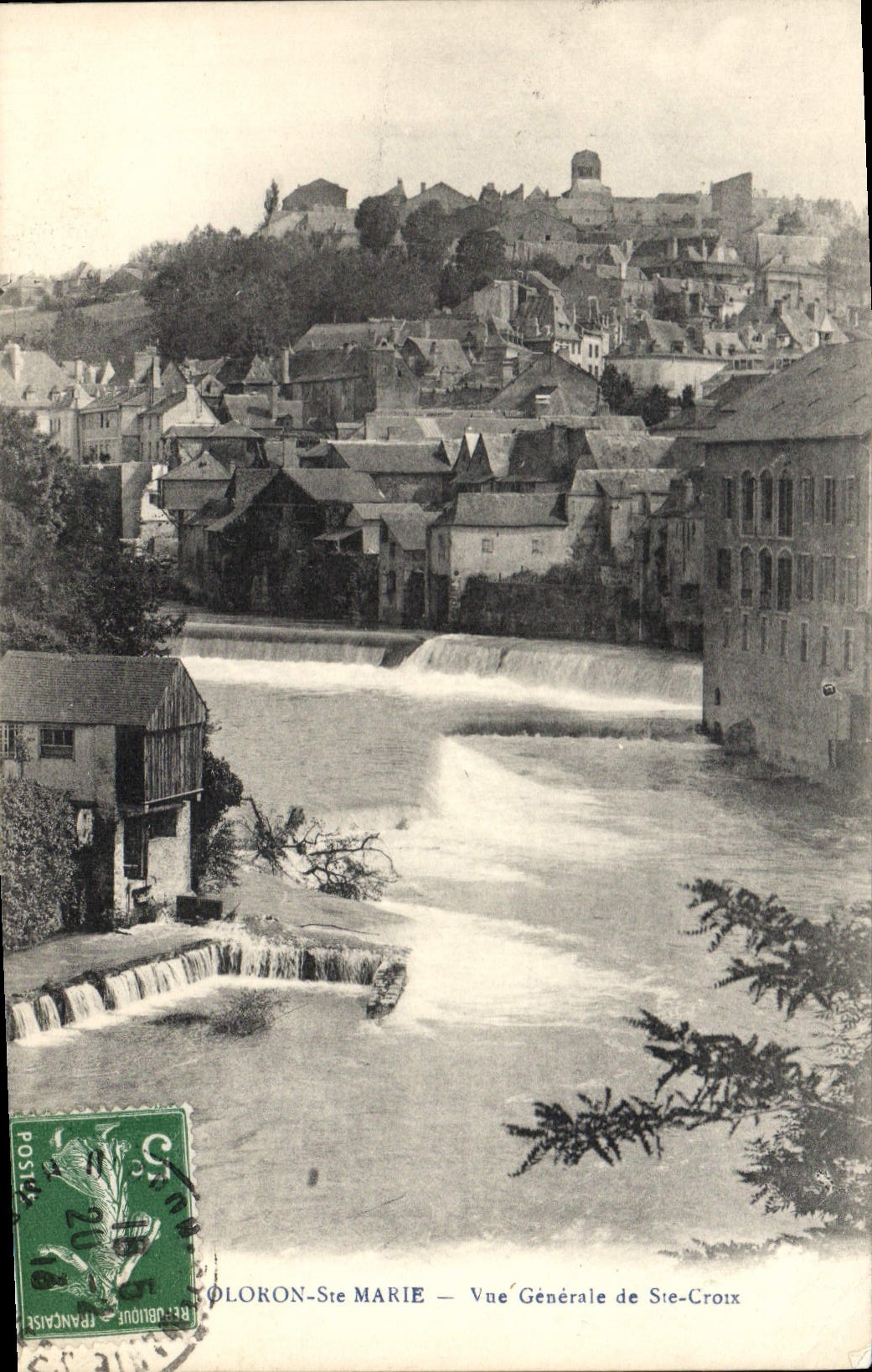 CPA Oloron Ste Marie vue generale de Ste Croix