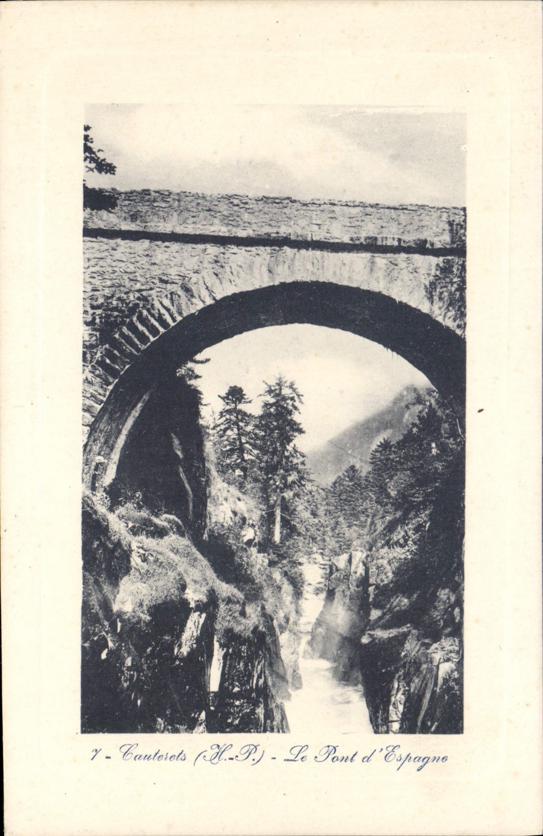 CPA Le Pont d'Espagne 