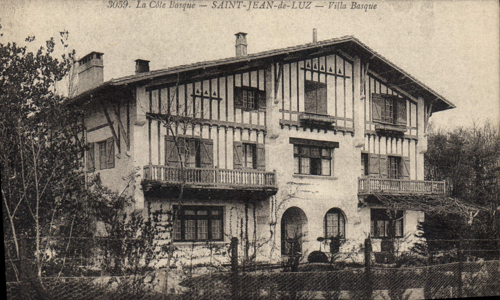 CPA La Cote Basque Saint Jean de Luz Villa Basque 