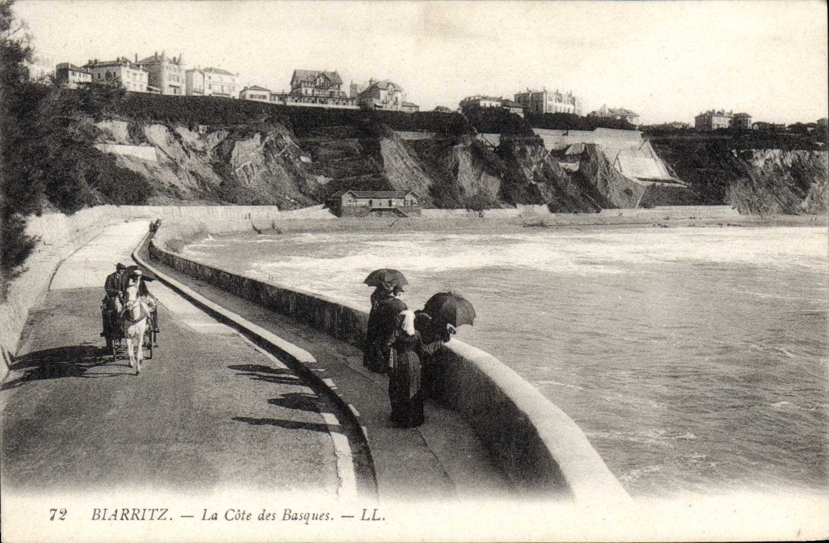 CPA Biarritz La Cote des Basques 