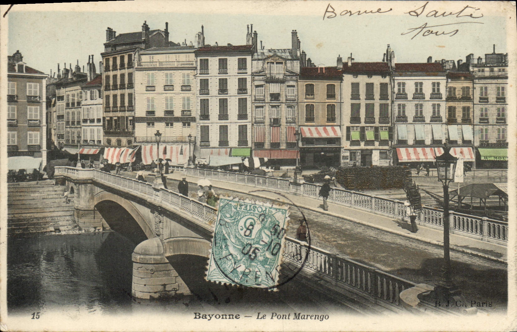 CPA Bayonne Le Pont Marengo 