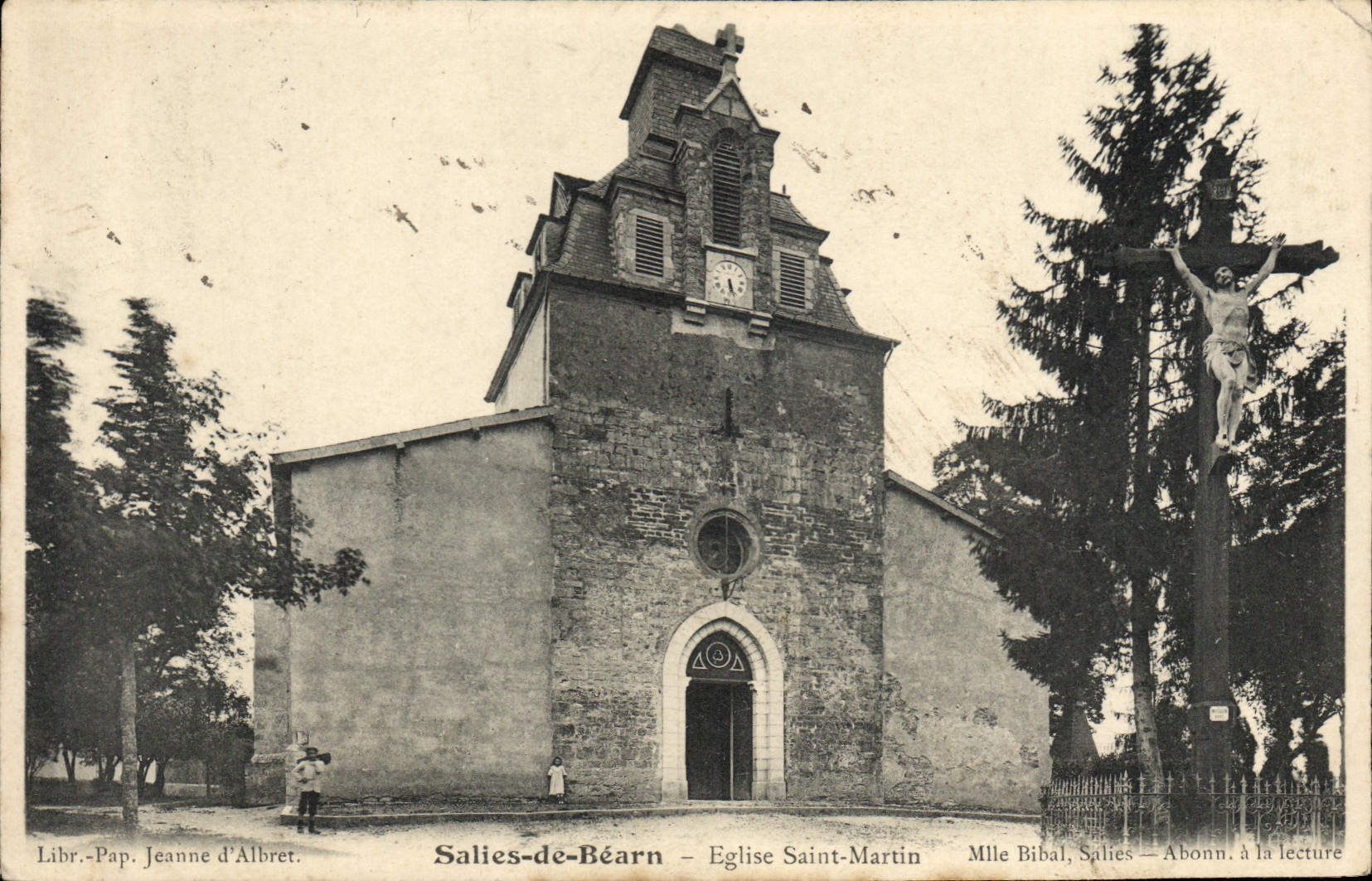 CPA Salies de Bearn Eglise Saint Martin