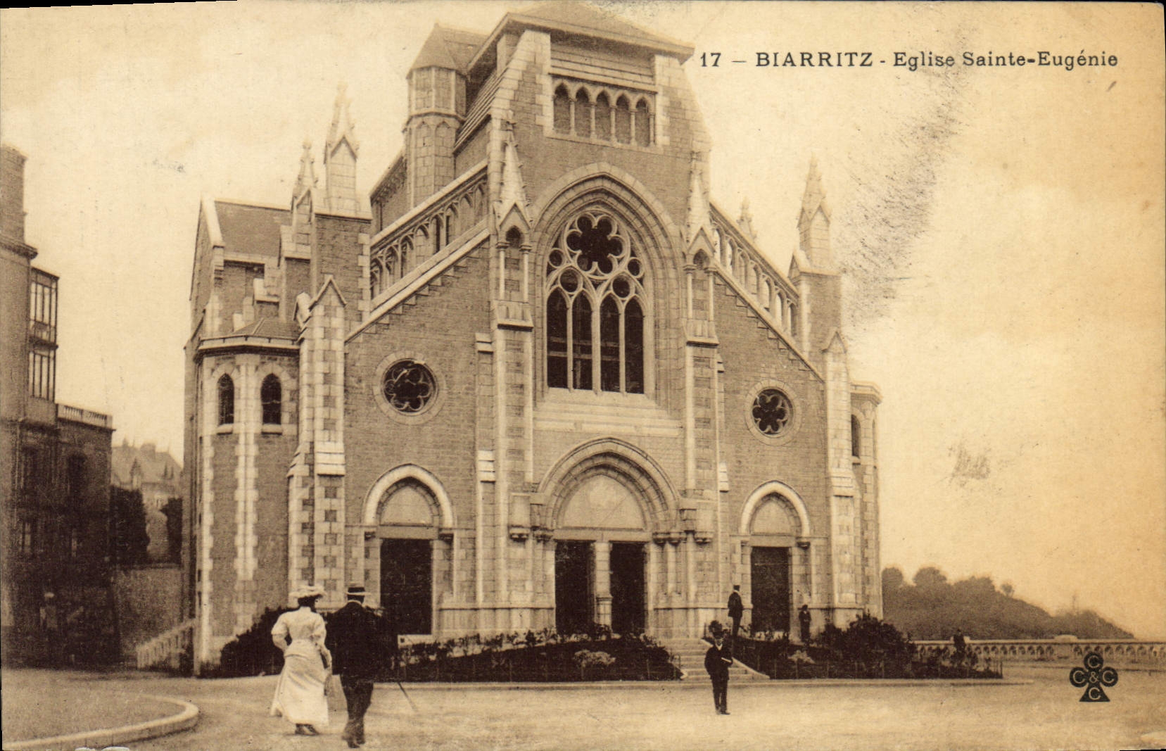 CPA Biarritz Eglise Sainte Eugenie 