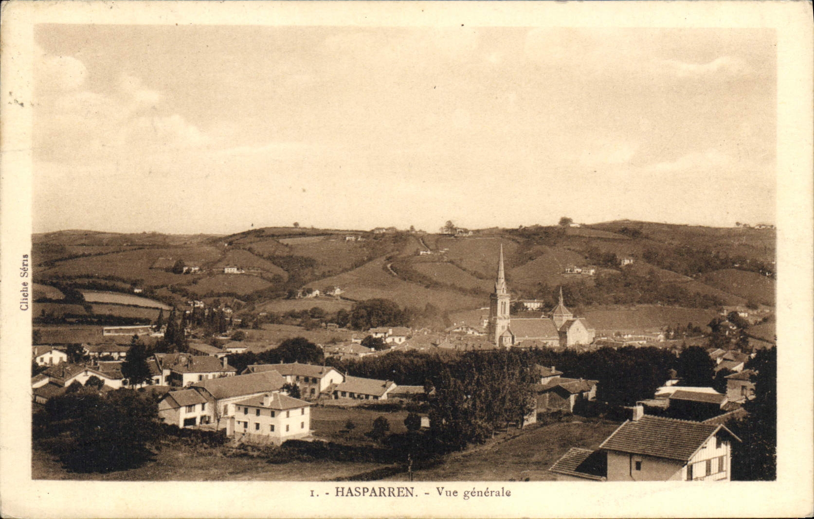 CPA Hasparren vue generale 