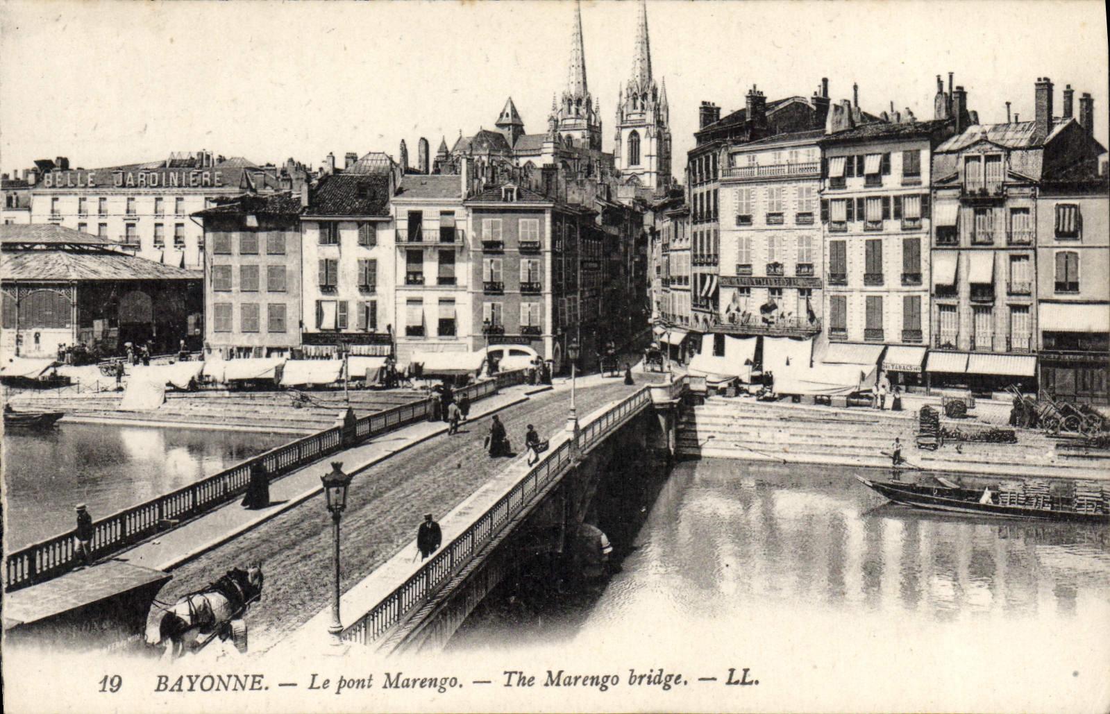 CPA Bayonne Le Pont Marengo 