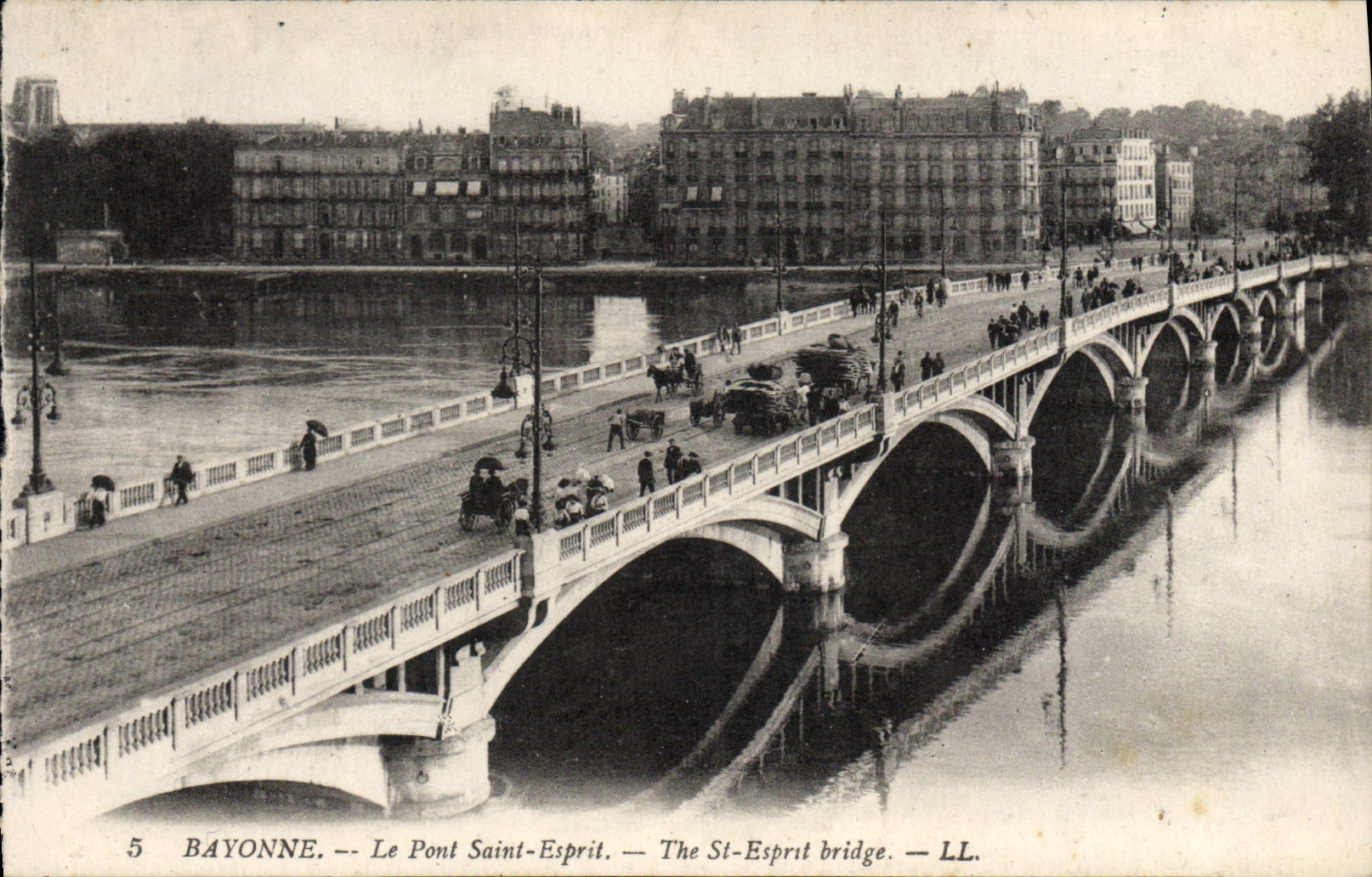 CPA Bayonne Le Pont Saint Esprit 