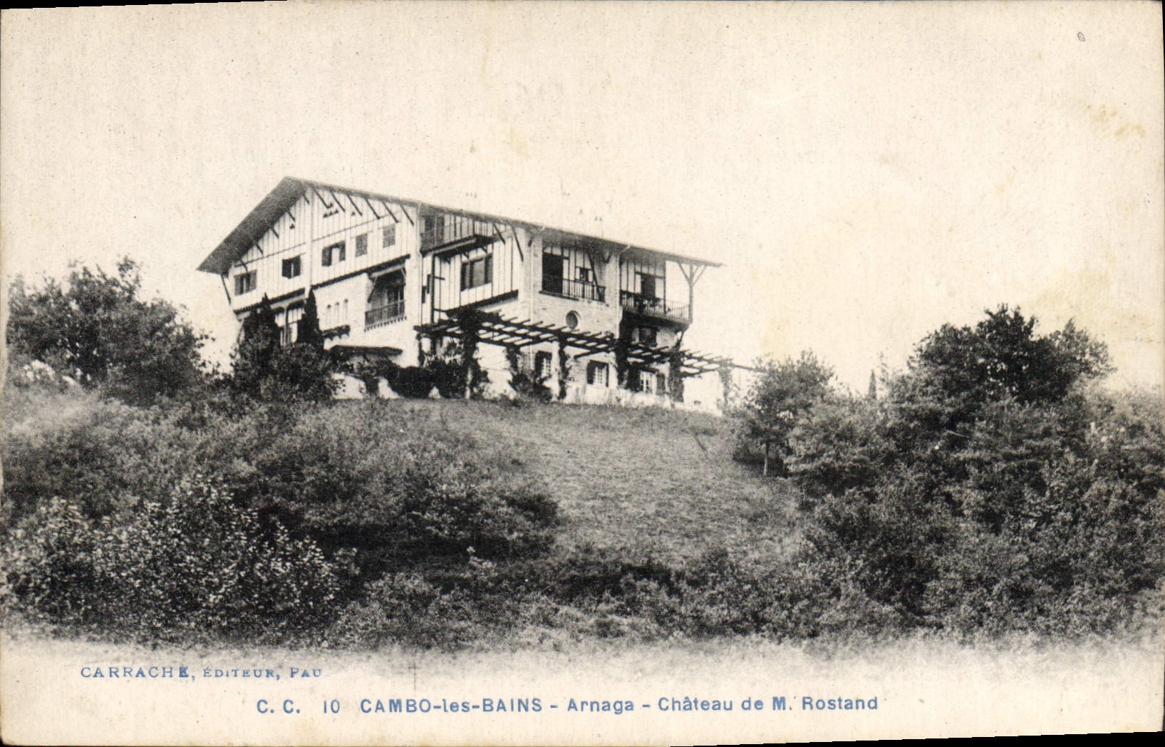 CPA Cambo les Bains Arnaga Chateau de M Rostand